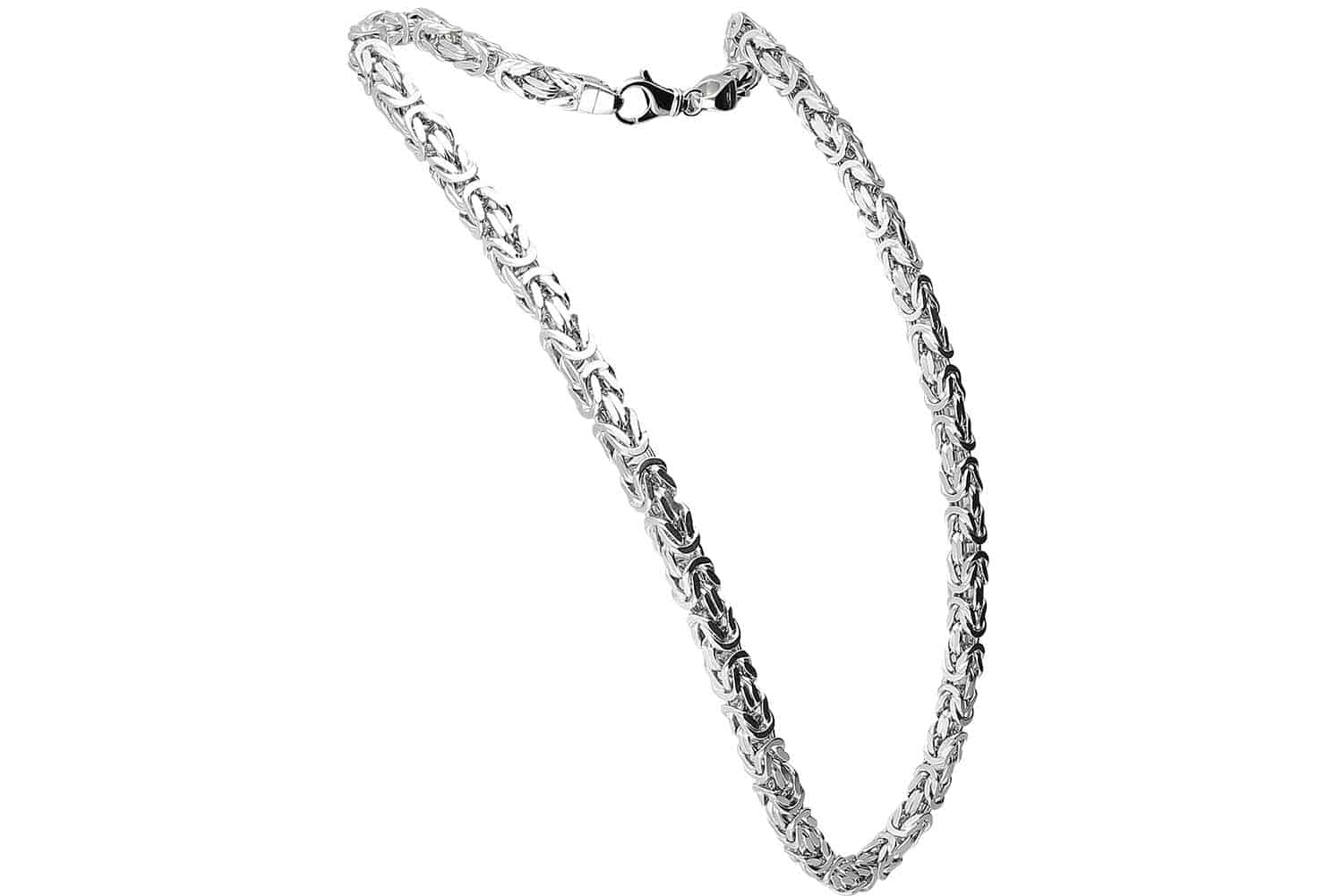 925er Silber Königskette rhodiniert / vergoldet von Piercingline